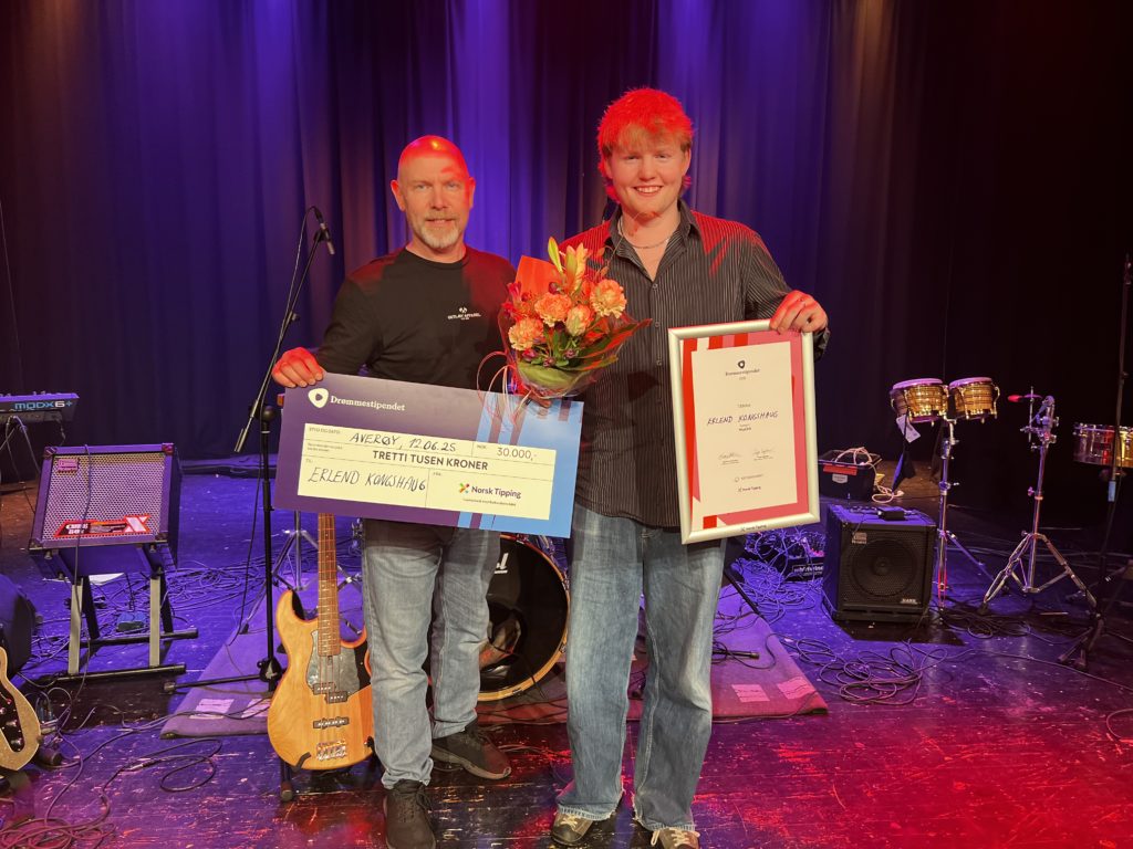 Prisvinner får diplom